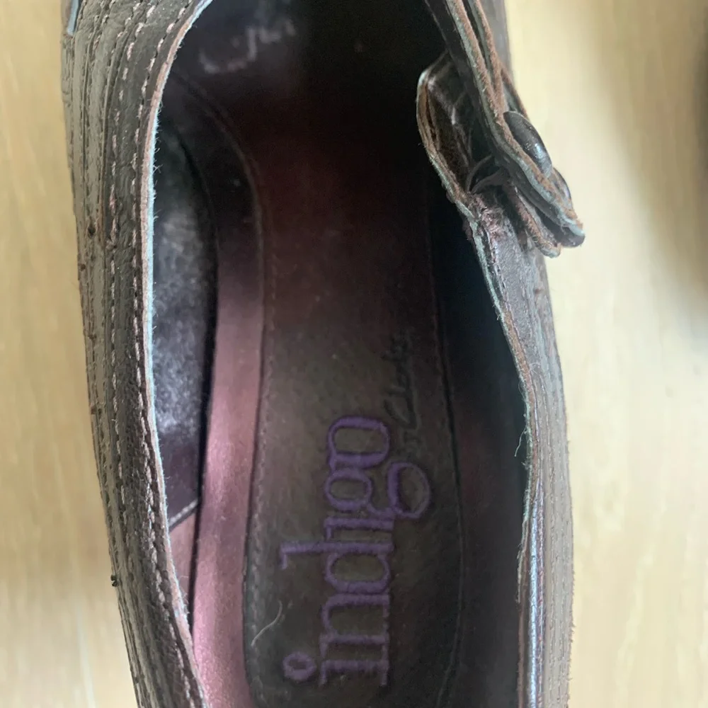 Indigo Clarks Dark brown heels - size 9 - Picture 3 of 6